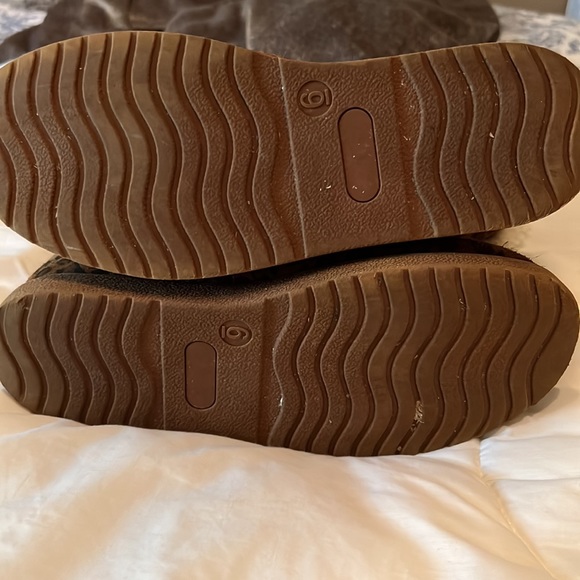 Suede Leopard Print Boots with Fur - Picture 9 of 12